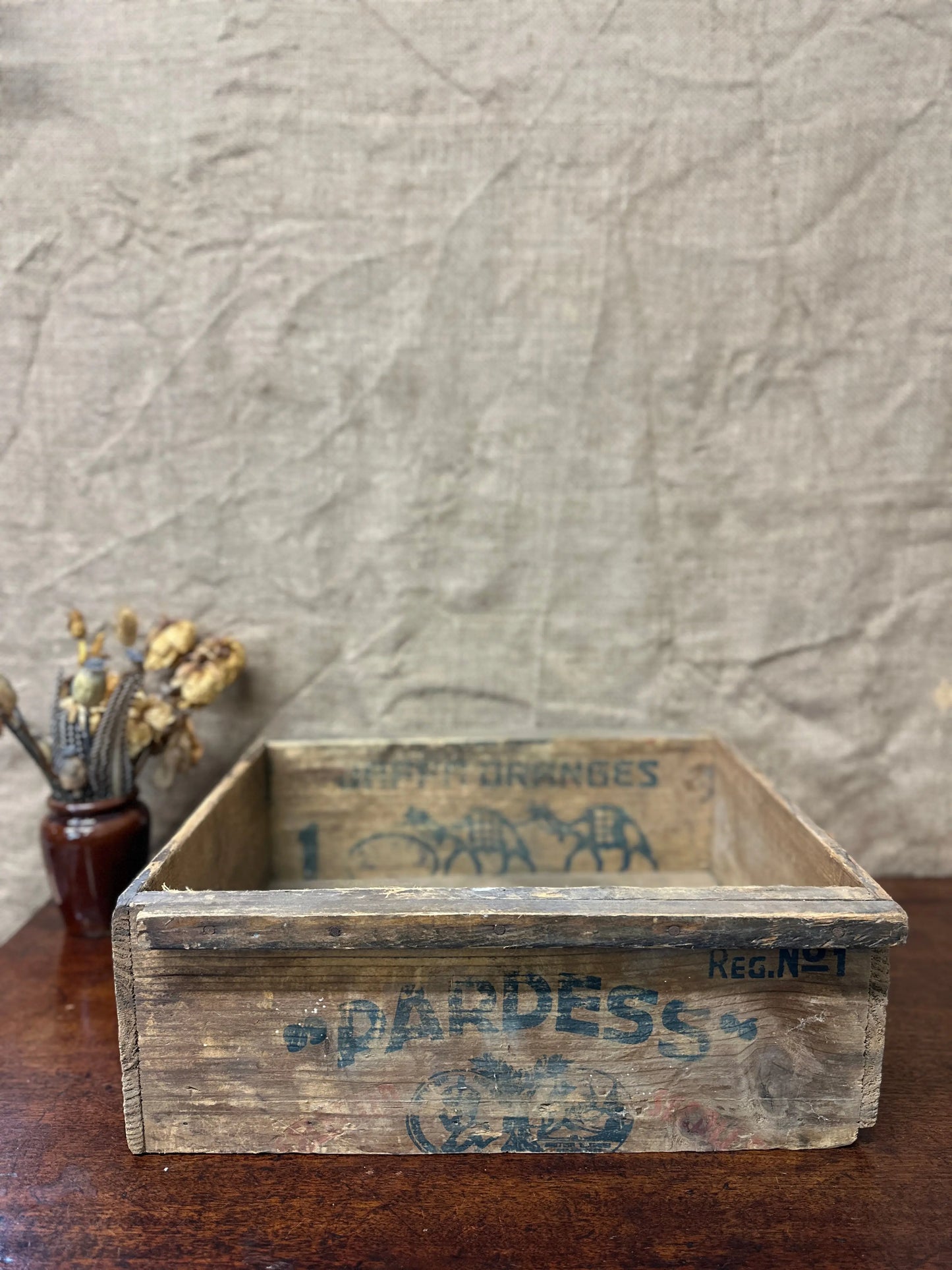 Wooden Crate Pardess Oranges The Blind Mole