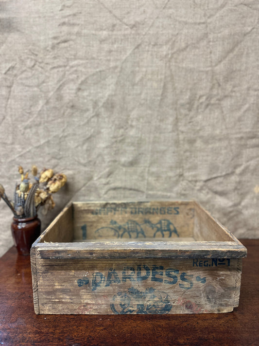 Wooden Crate Pardess Oranges The Blind Mole