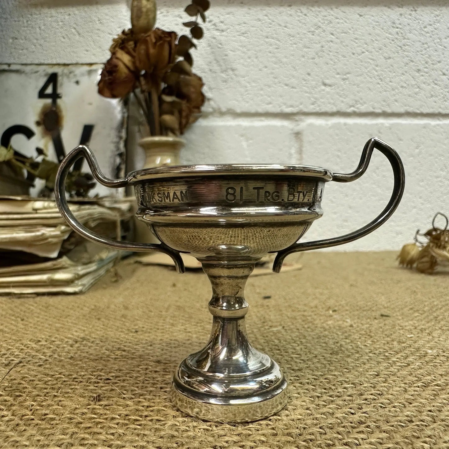 Small EPNS Decorative Trophy - The Blind Mole