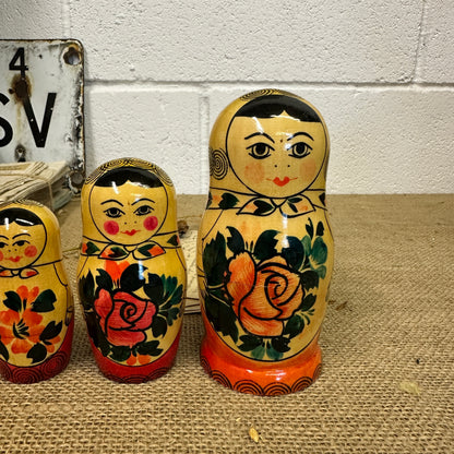 Traditional Matryoshka Russian Stacking Dolls
