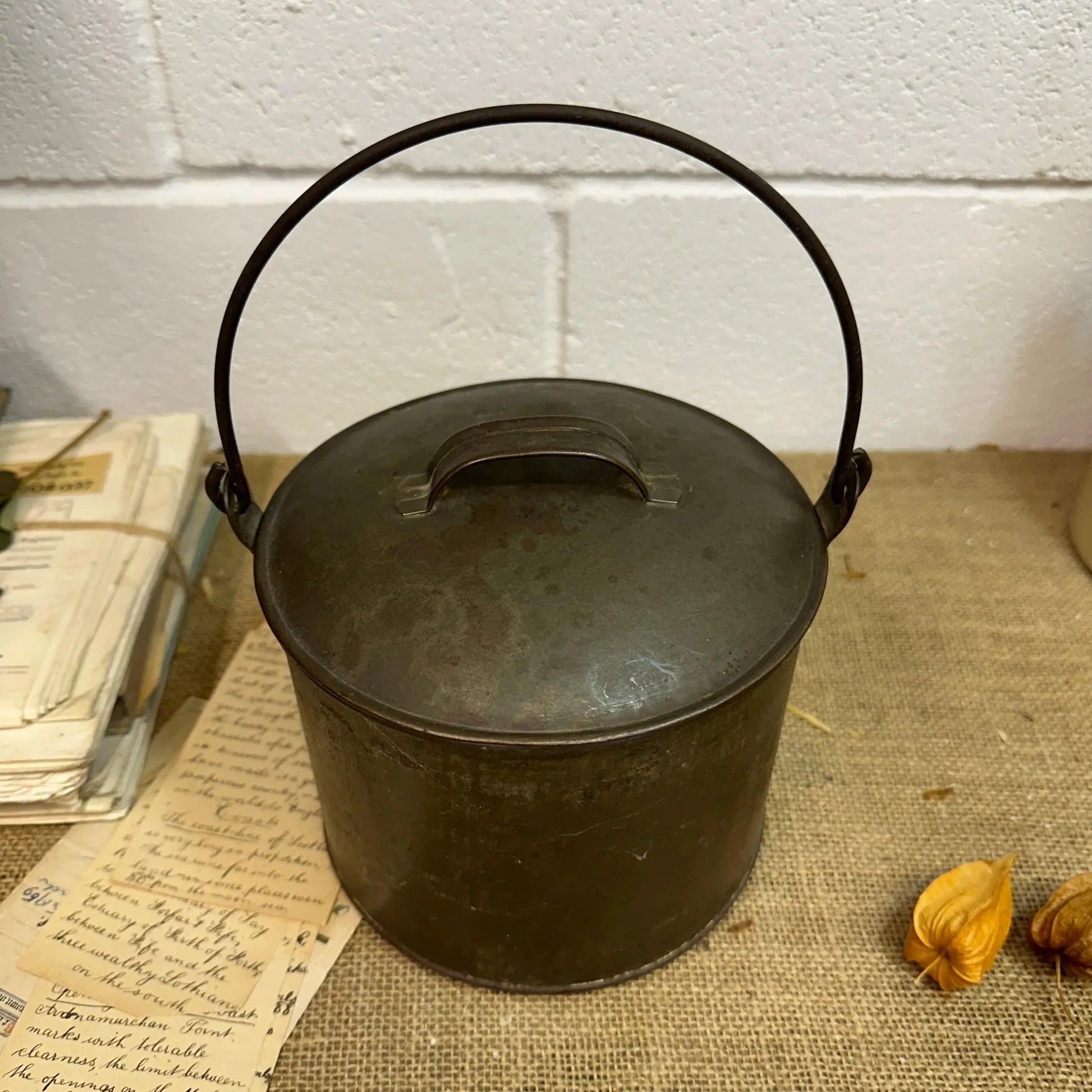 Antique Billy Can Berry Bucket - The Blind Mole