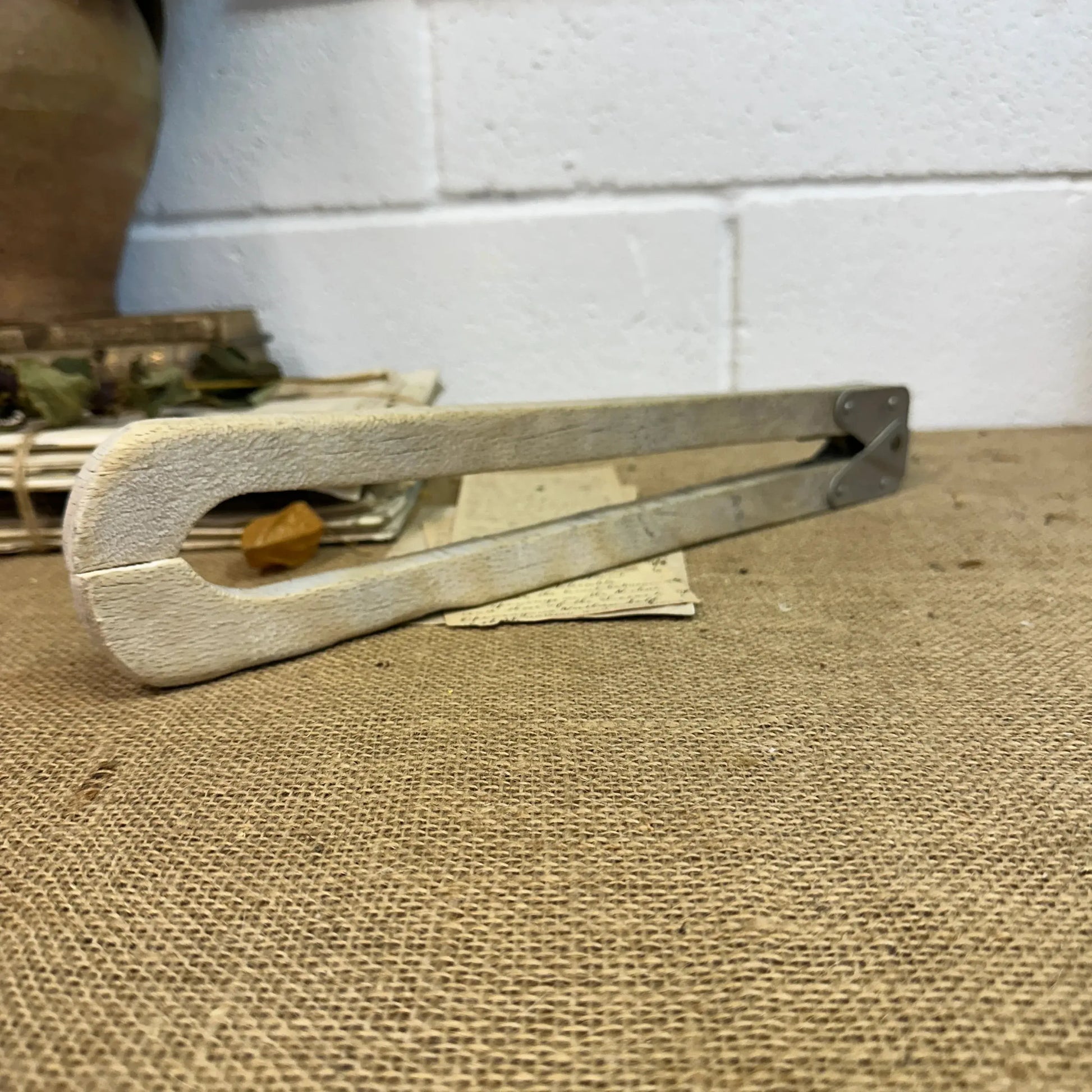 Vintage Laundry Tongs Square - The Blind Mole