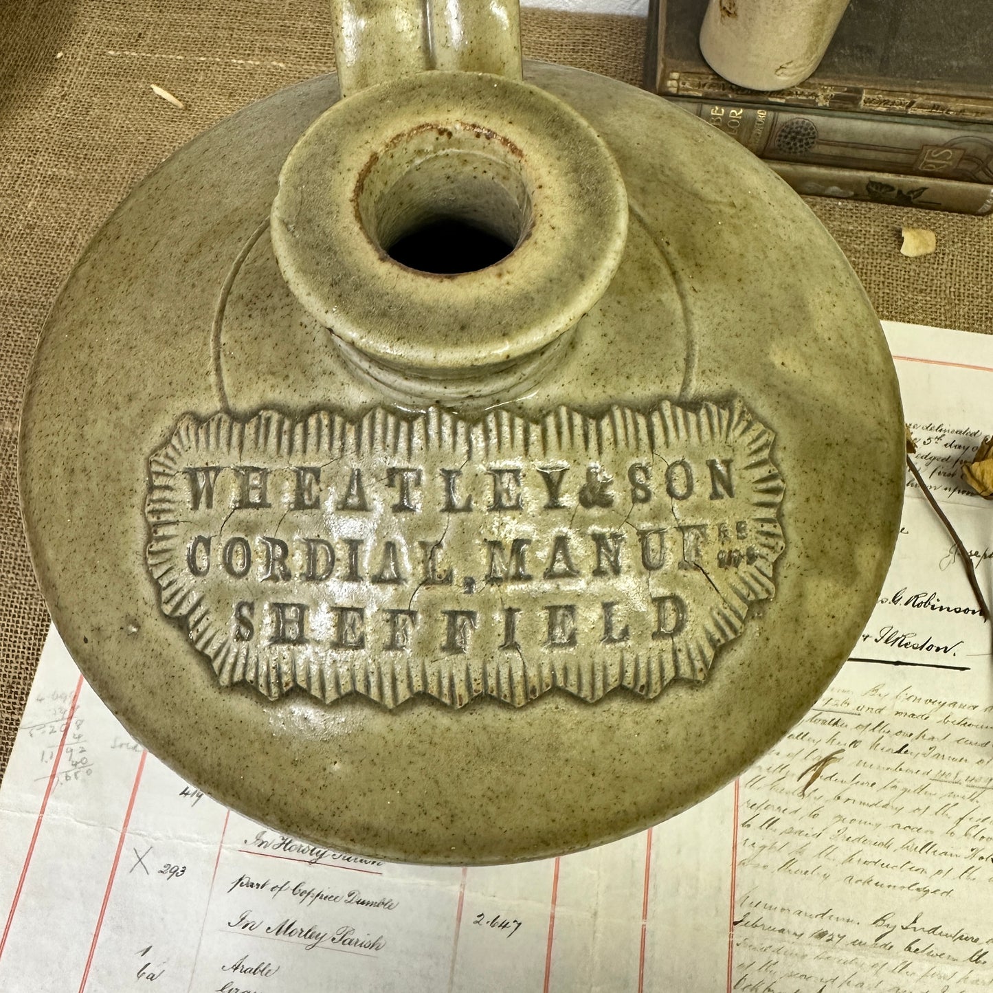 Large Stoneware Bottle Flagon Wheatley & Sons - The Blind Mole