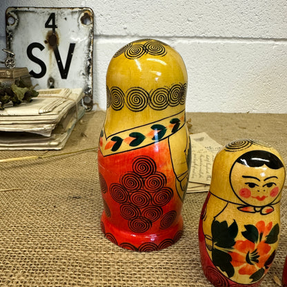 Traditional Matryoshka Russian Stacking Dolls