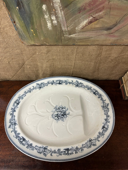 Giant Victorian William Brownfield Serving Serving Platter Roasting Plate