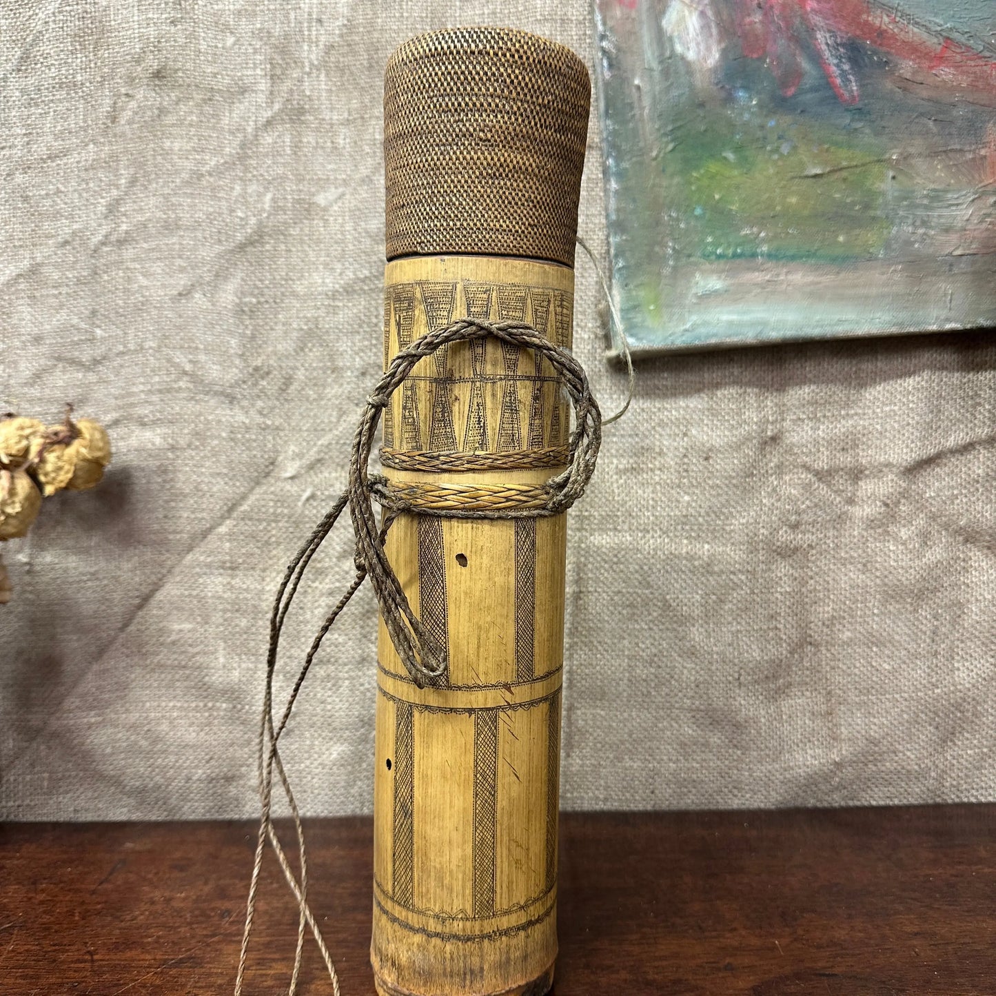 Bamboo Dayak Dart Quiver Borneo The Blind Mole