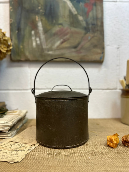Antique Billy Can Berry Bucket - The Blind Mole