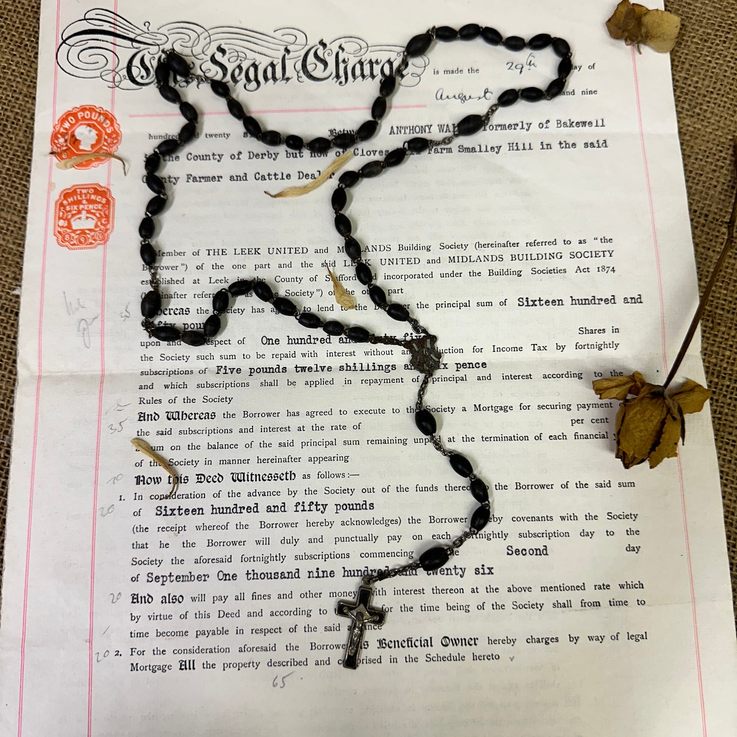 Beaded Rosary Beads Rosary Necklace Crucifix - The Blind Mole