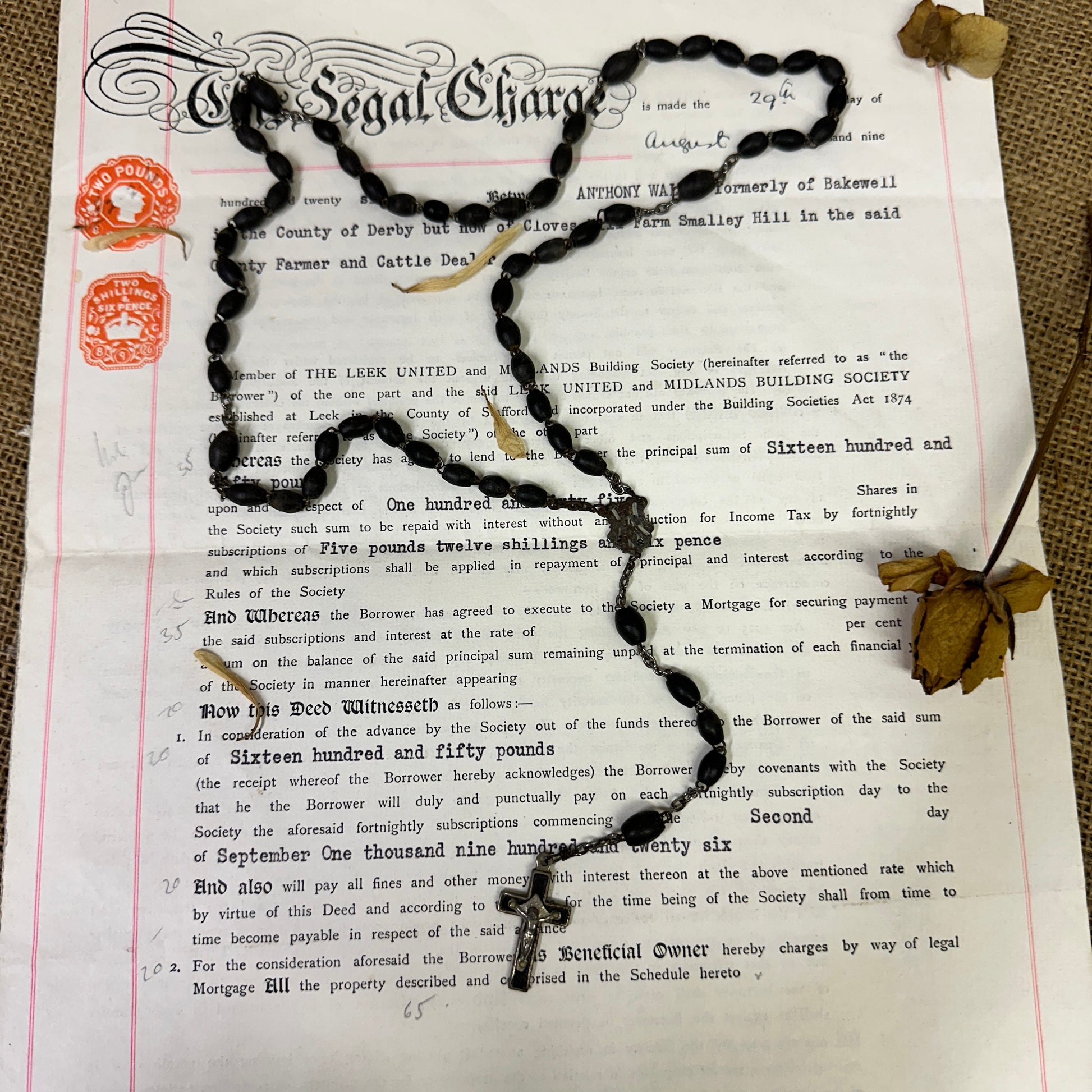 Beaded Rosary Beads Rosary Necklace Crucifix - The Blind Mole