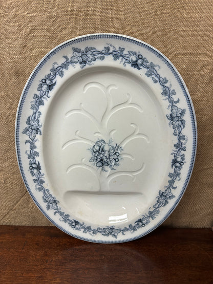 Giant Victorian William Brownfield Serving Serving Platter Roasting Plate