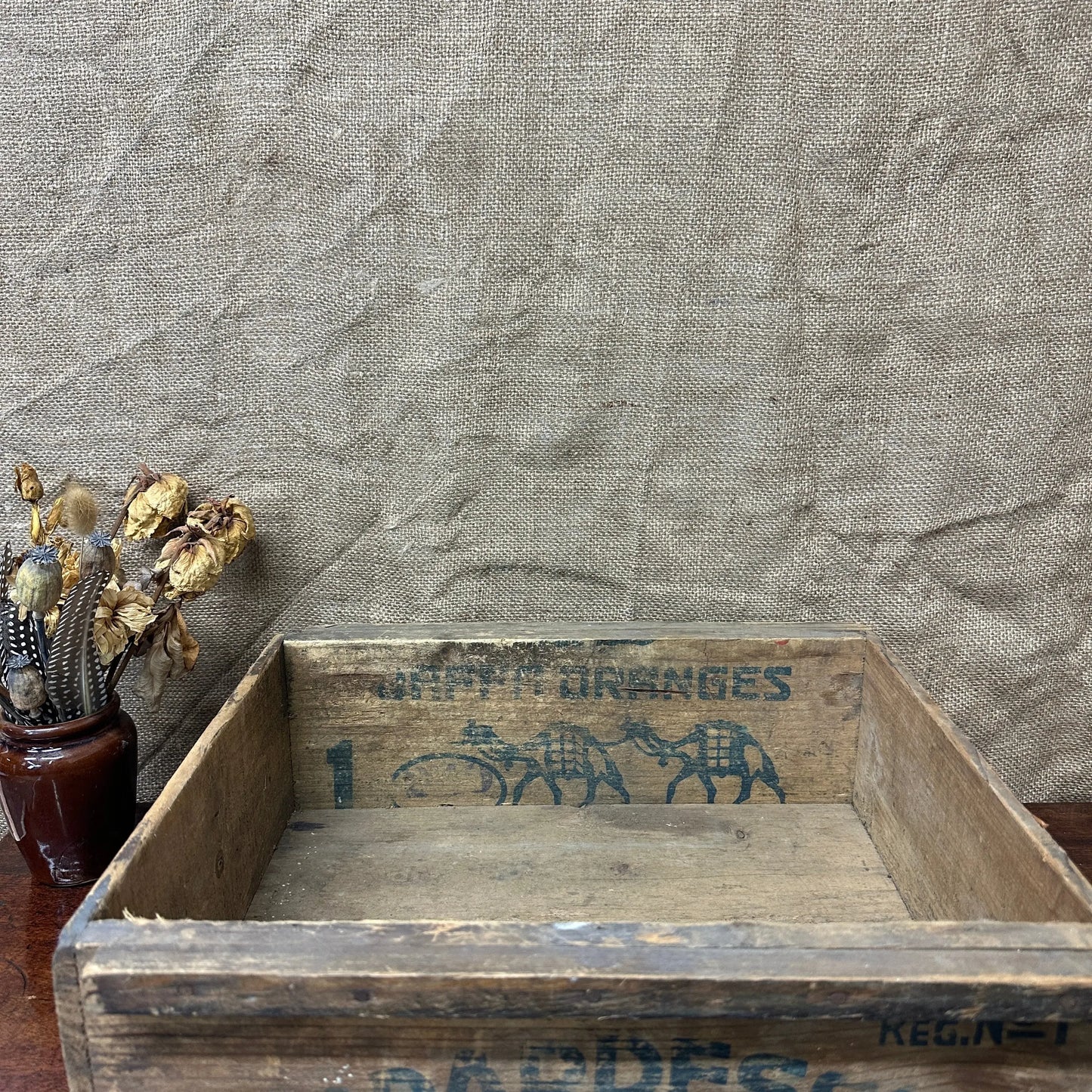 Wooden Crate Pardess Oranges The Blind Mole