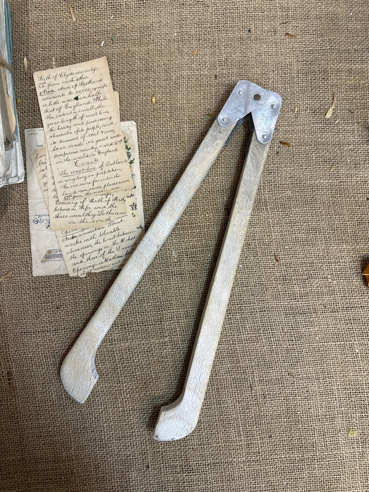 Vintage Laundry Tongs Square - The Blind Mole