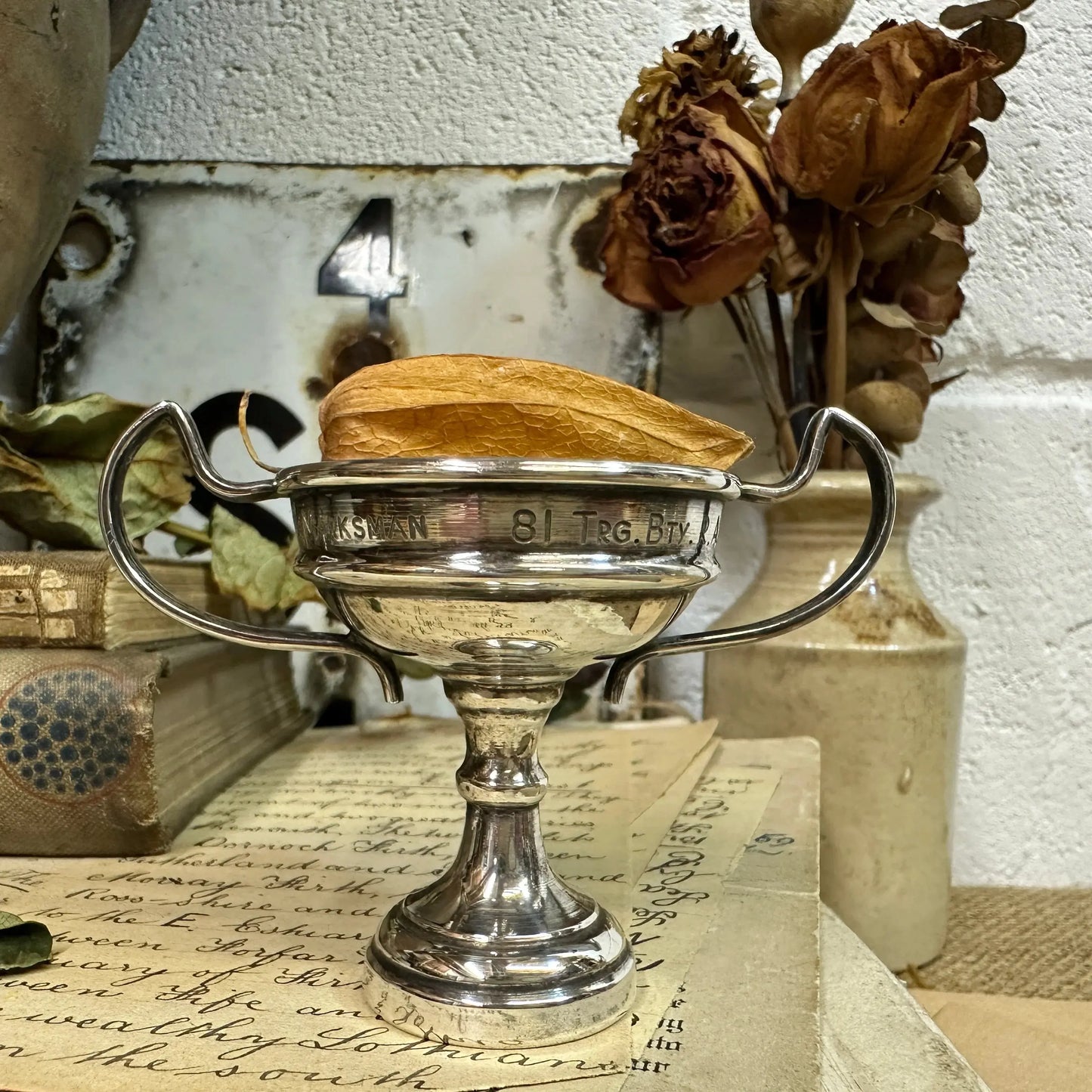 Small EPNS Decorative Trophy - The Blind Mole