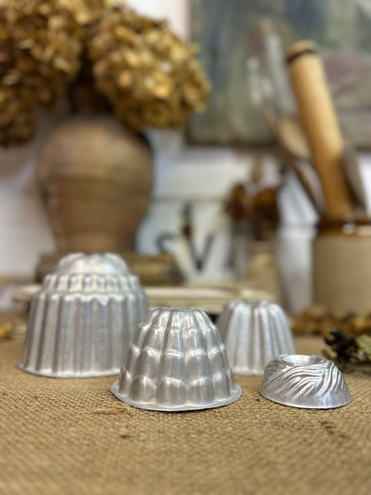 British Made Aluminium Jelly Pudding Moulds - The Blind Mole