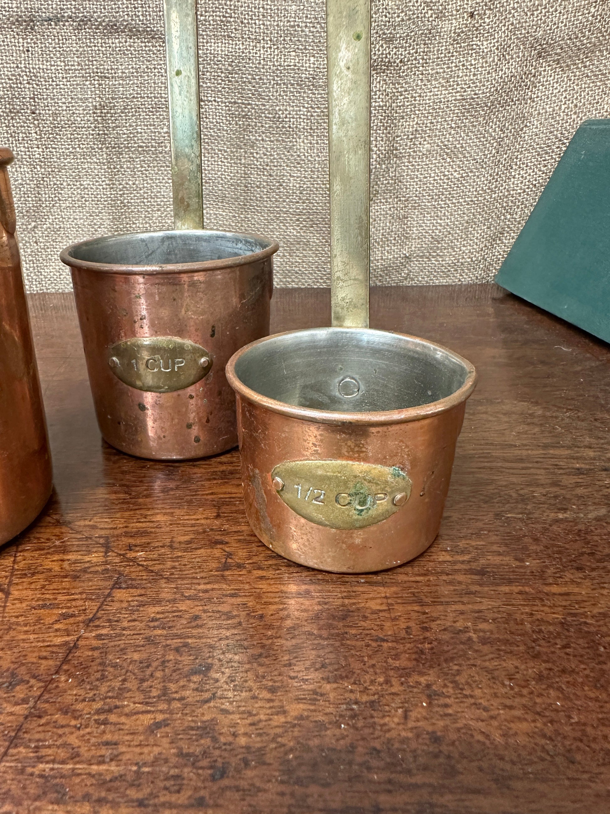 Copper Hanging Measuring Cups The Blind Mole