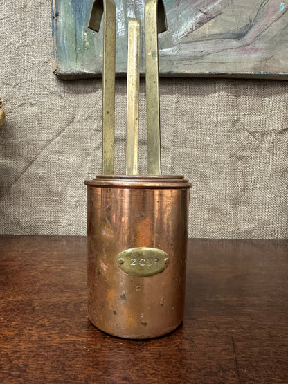 Copper Hanging Measuring Cups The Blind Mole