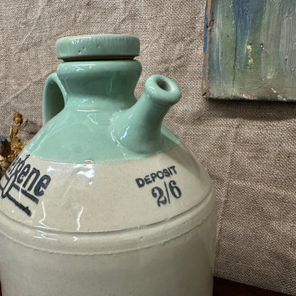 Large Stoneware Bottle Flagon Stergene The Blind Mole