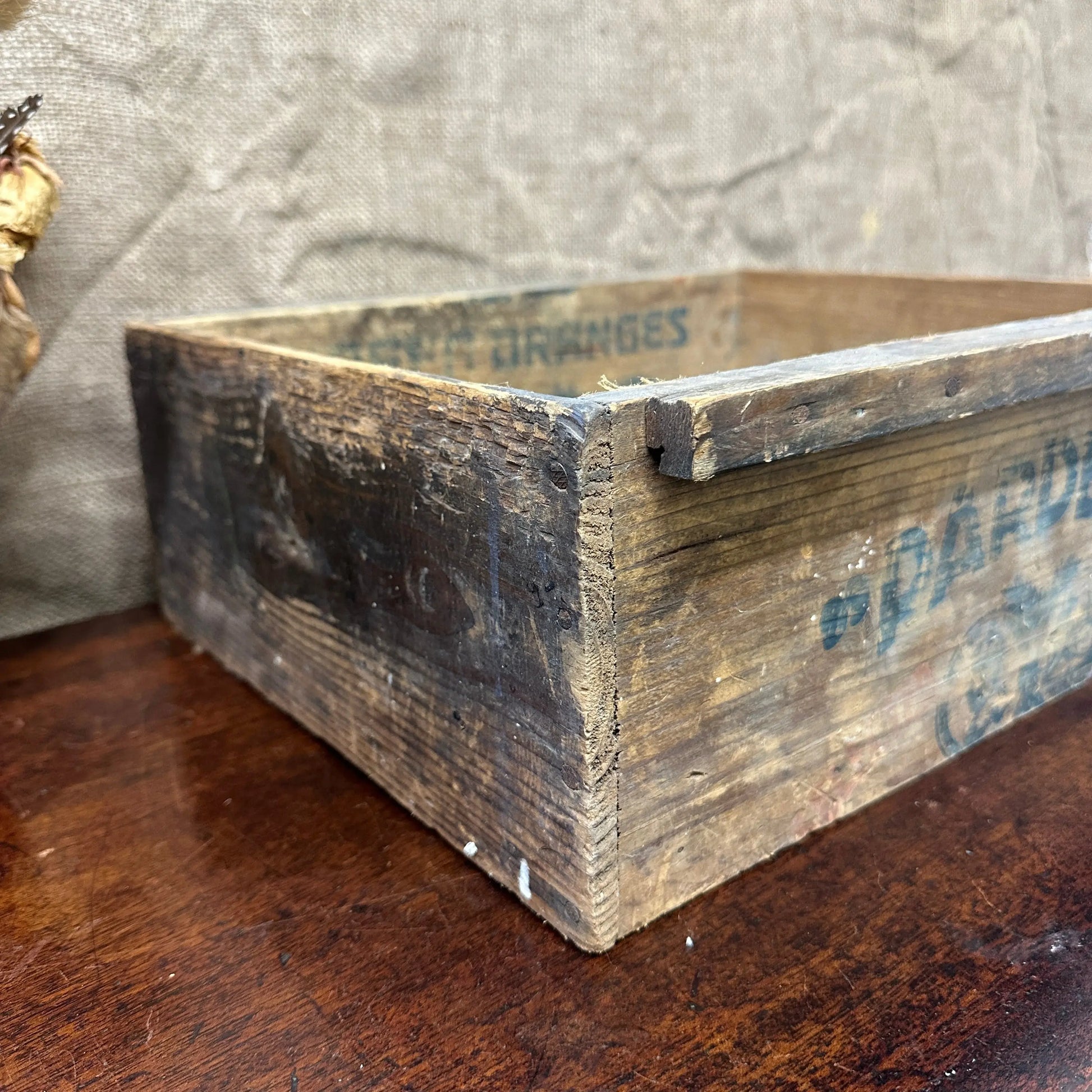Wooden Crate Pardess Oranges The Blind Mole
