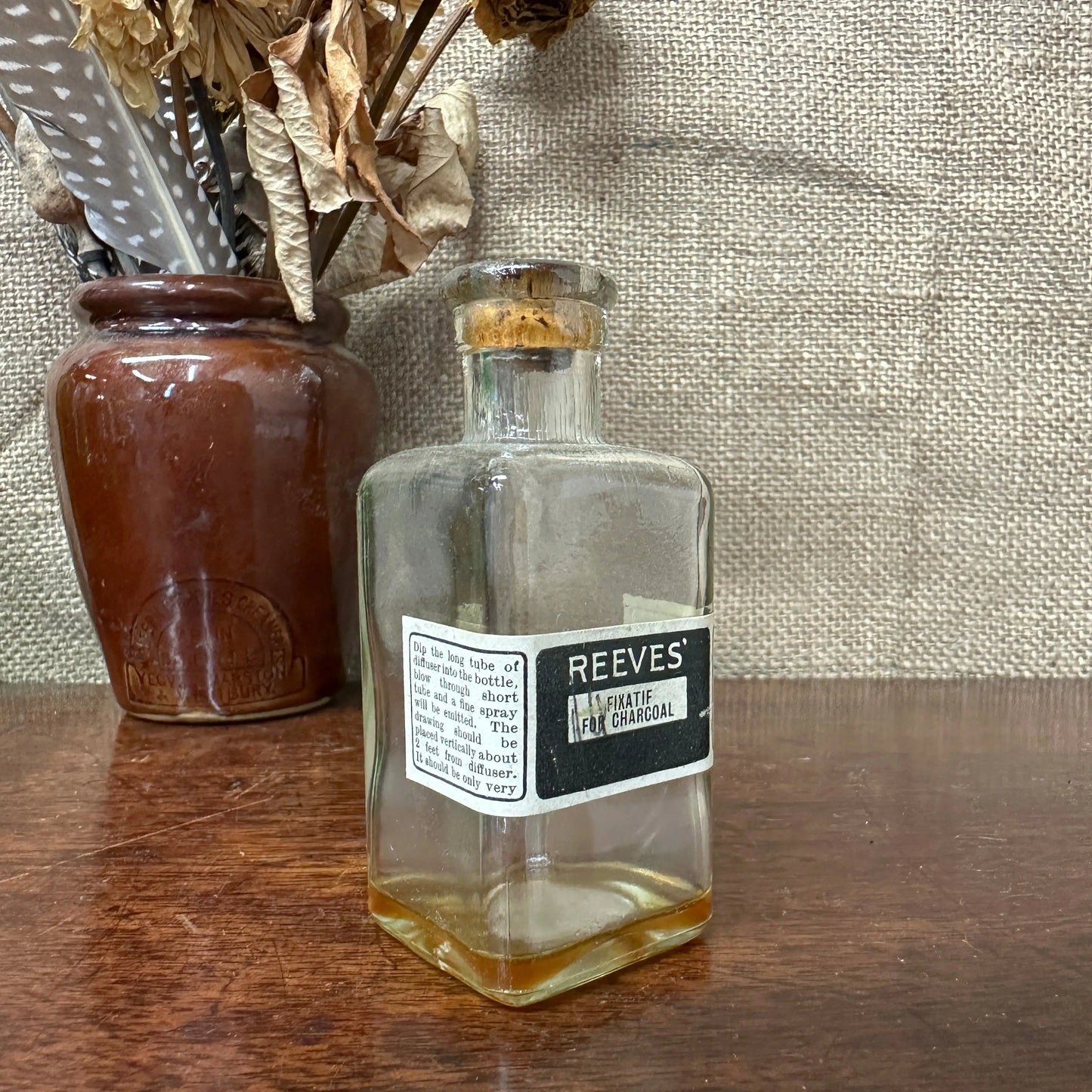 Apothecary Chemist Bottle Reeves Charcoal The Blind Mole