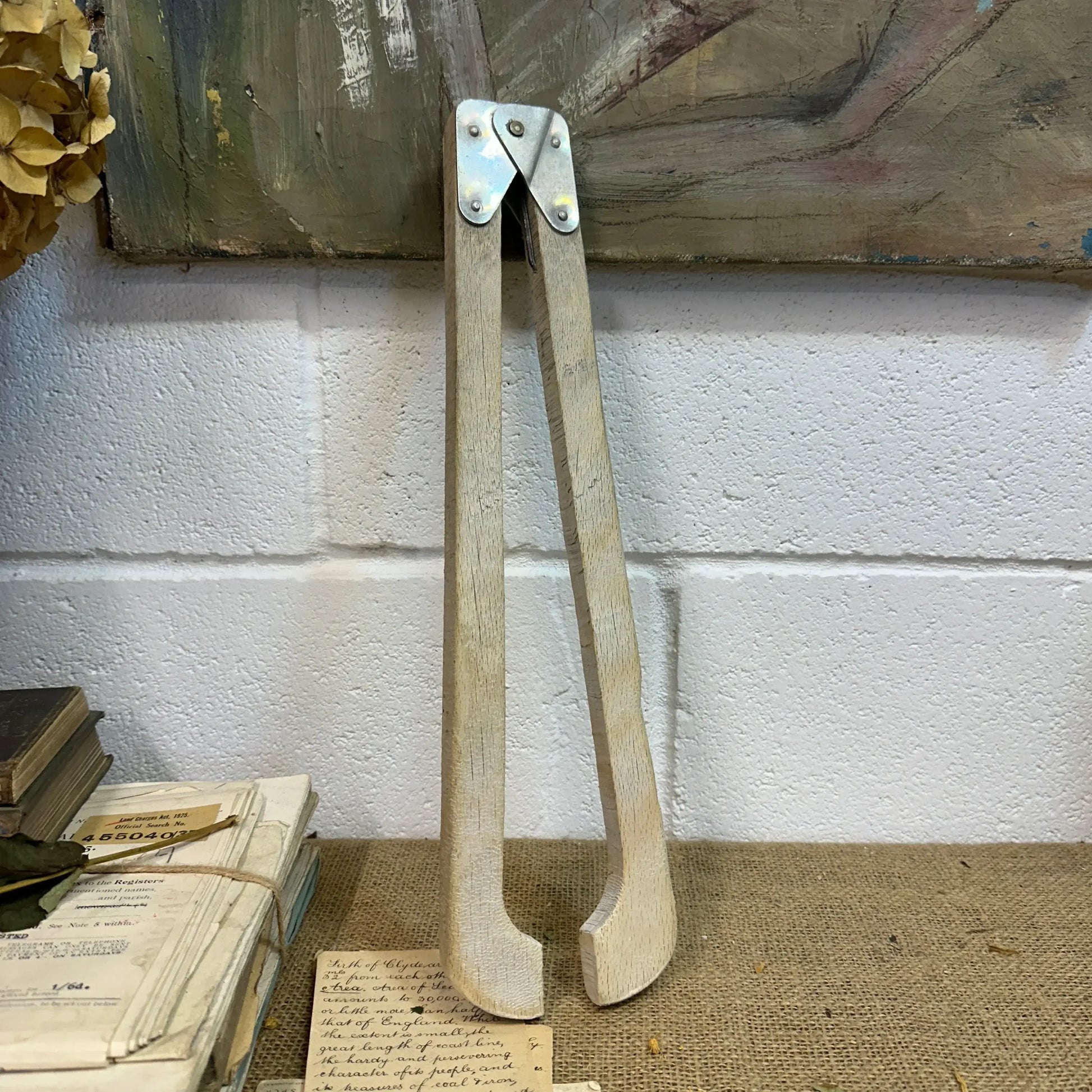 Vintage Laundry Tongs Square - The Blind Mole