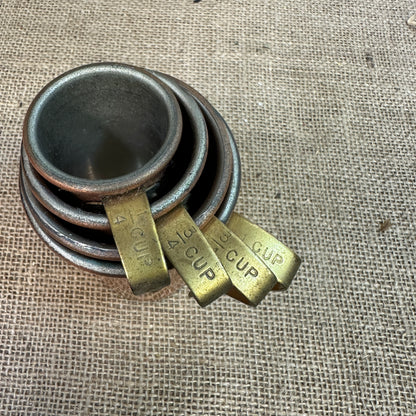 Copper Stacking Measuring Cups - The Blind Mole