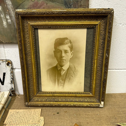Gesso Framed Victorian Portrait - The Blind Mole