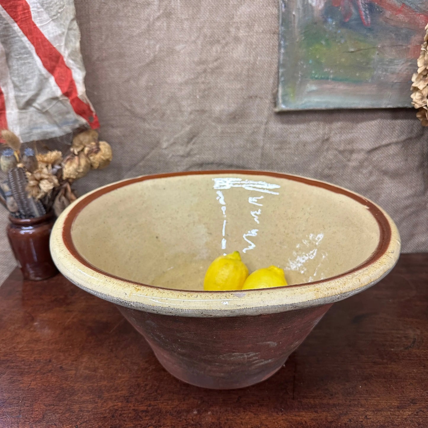 Glazed Pancheon Antique Diary Confit Bowl The Blind Mole