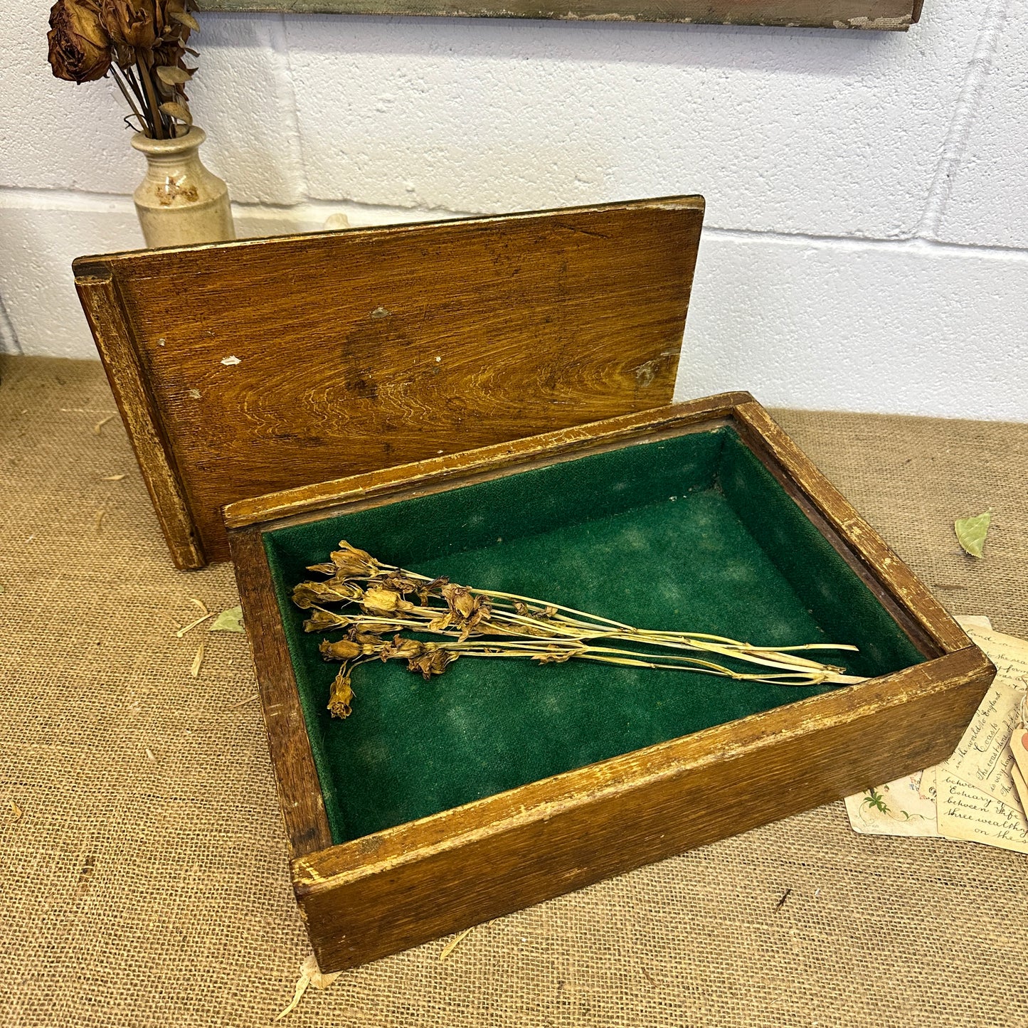 Lidded Wooden Storage Box