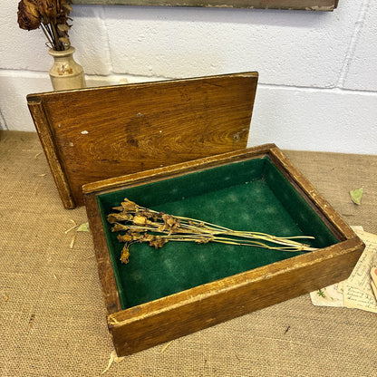 Lidded Wooden Storage Box