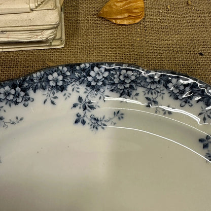 Victorian Booths Transferrer-ware Floral Serving Platter - The Blind Mole