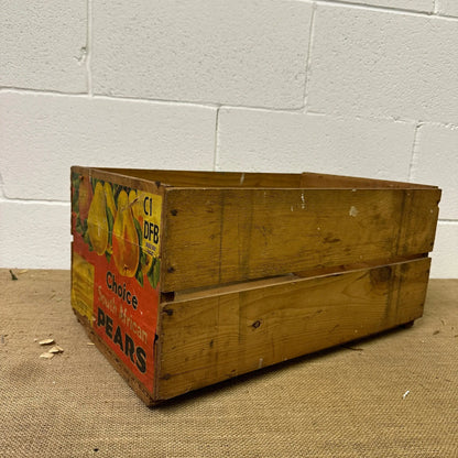 Wooden Choice Pears Crate The Blind Mole