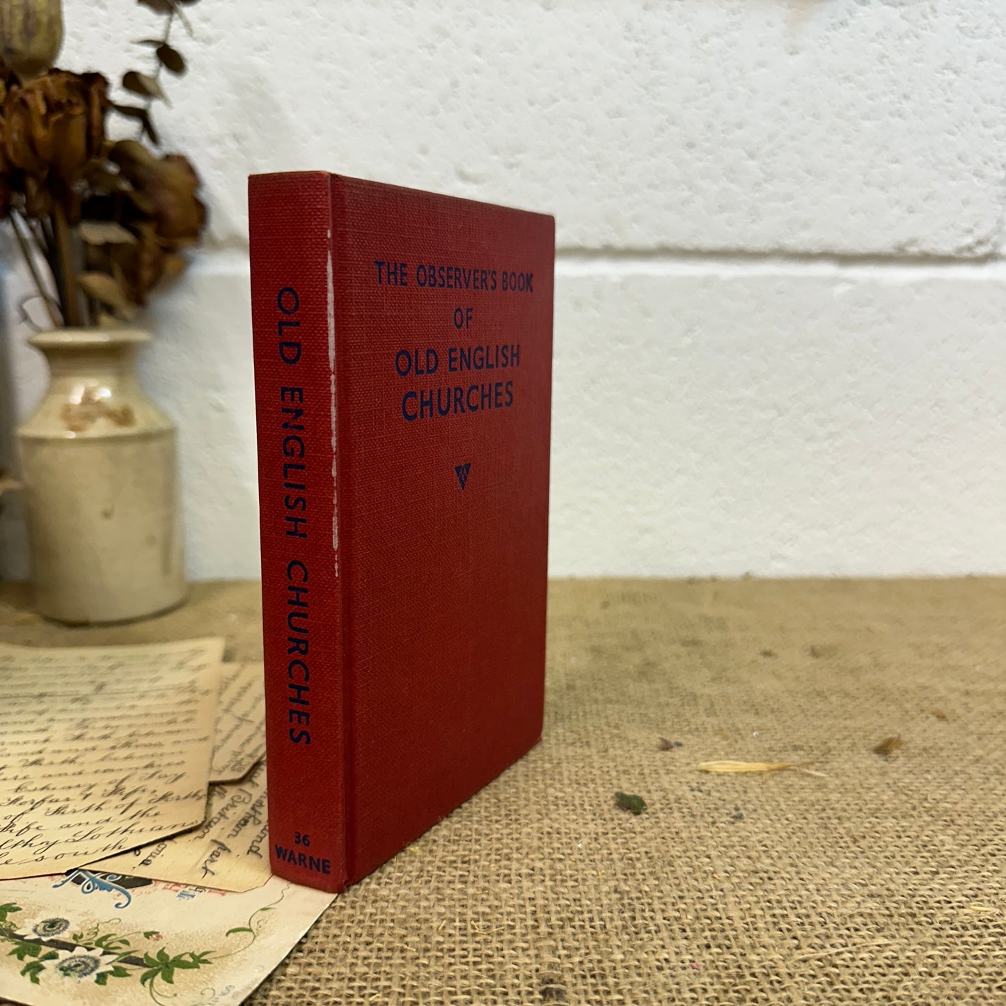 The observer’s book Old English Churches - Tile Top to Bottom