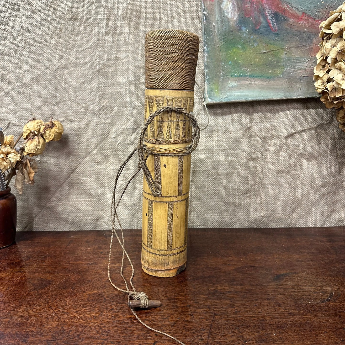 Bamboo Dayak Dart Quiver Borneo The Blind Mole