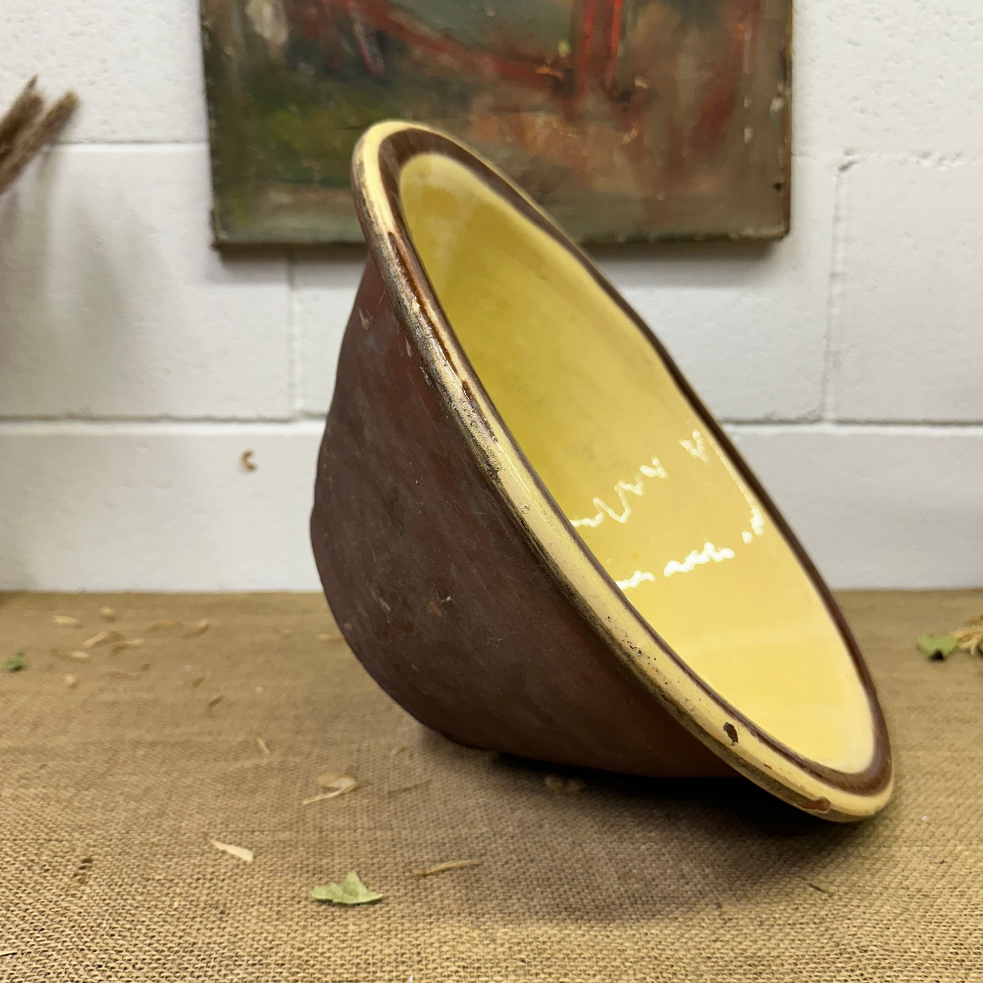 Antique Glazed Diary Confit Bowl Large - The Blind Mole