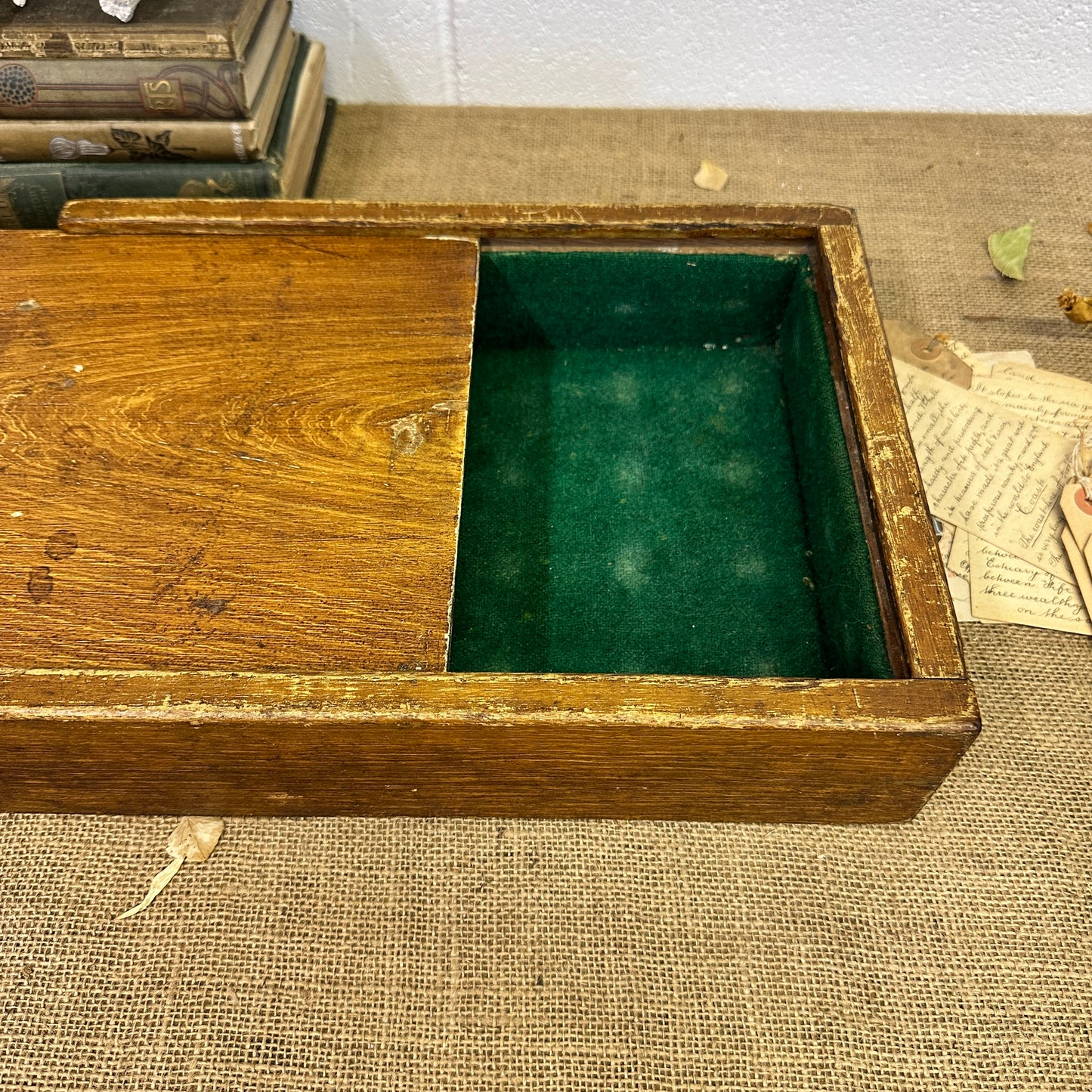 Lidded Wooden Storage Box