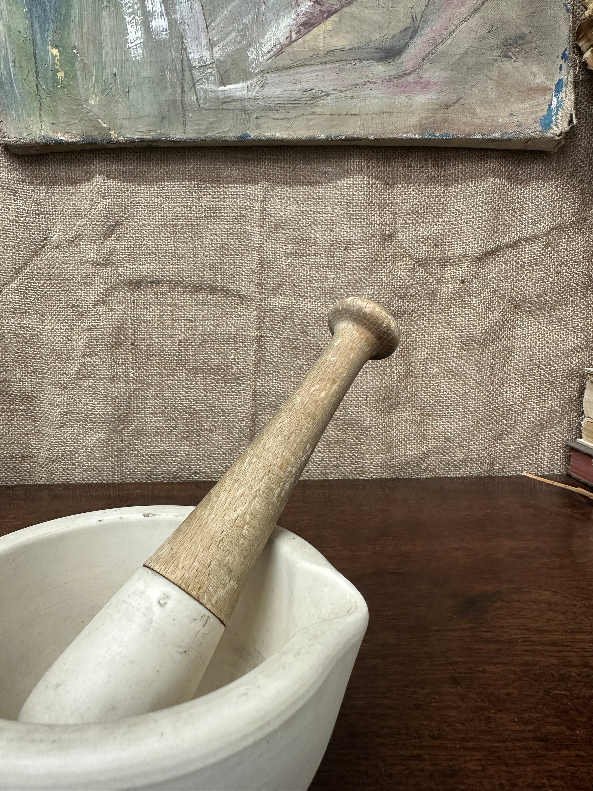 Antique Mortar Pestle Set The Blind Mole