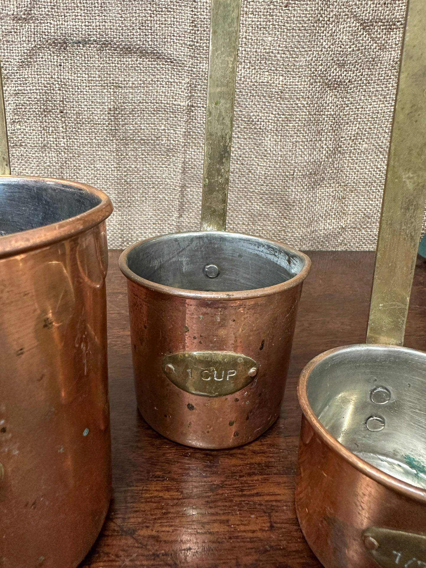 Copper Hanging Measuring Cups The Blind Mole