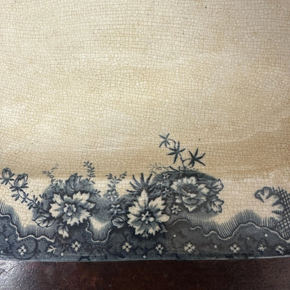 Victorian Flow Blue Platter The Blind Mole