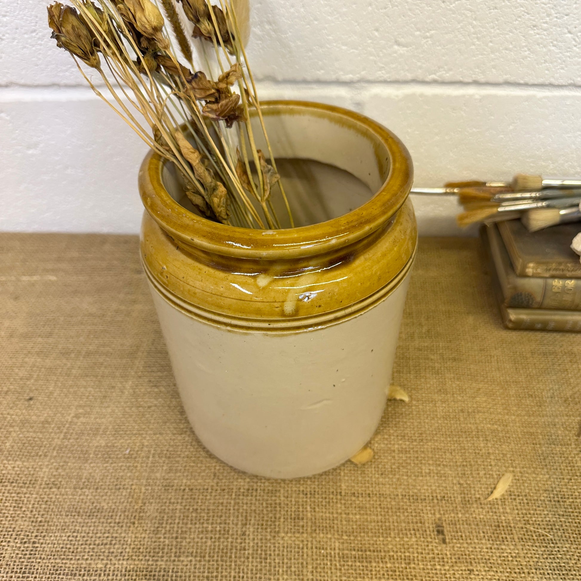 Large Stoneware Utensils Pot, Vase - The Blind Mole