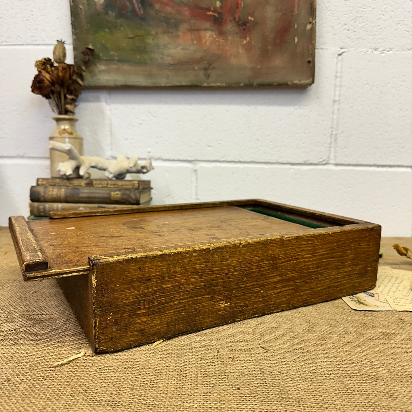 Lidded Wooden Storage Box