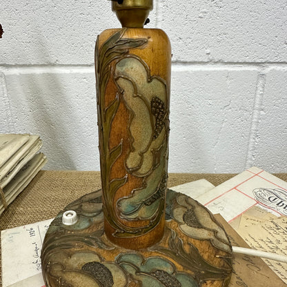 Art Nouveau Poker Work Table Lamp