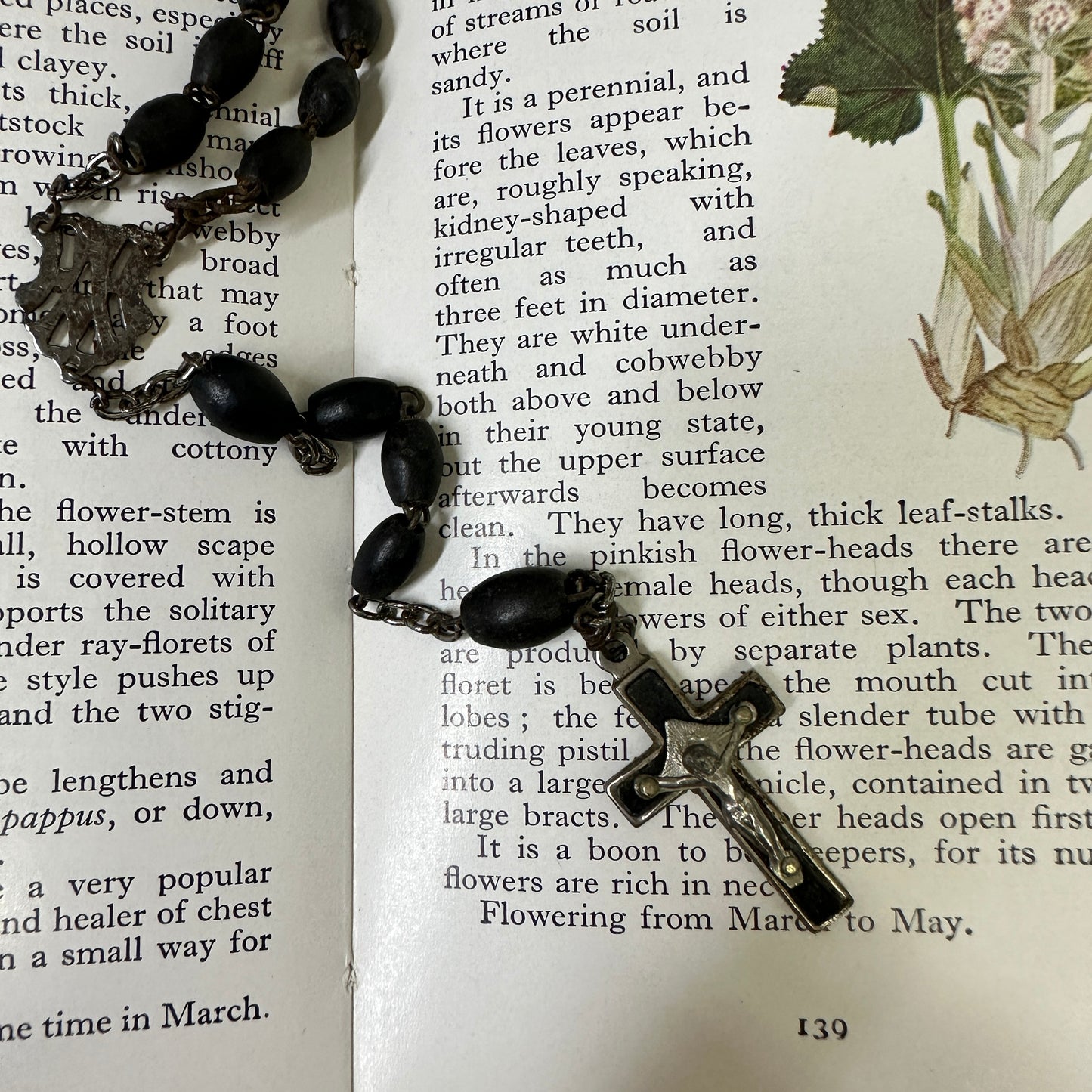 Beaded Rosary Beads Rosary Necklace Crucifix - The Blind Mole