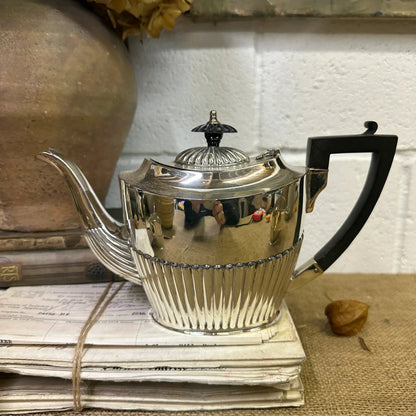 Queen Anne Style Victorian EPNS Tea-set - The Blind Mole