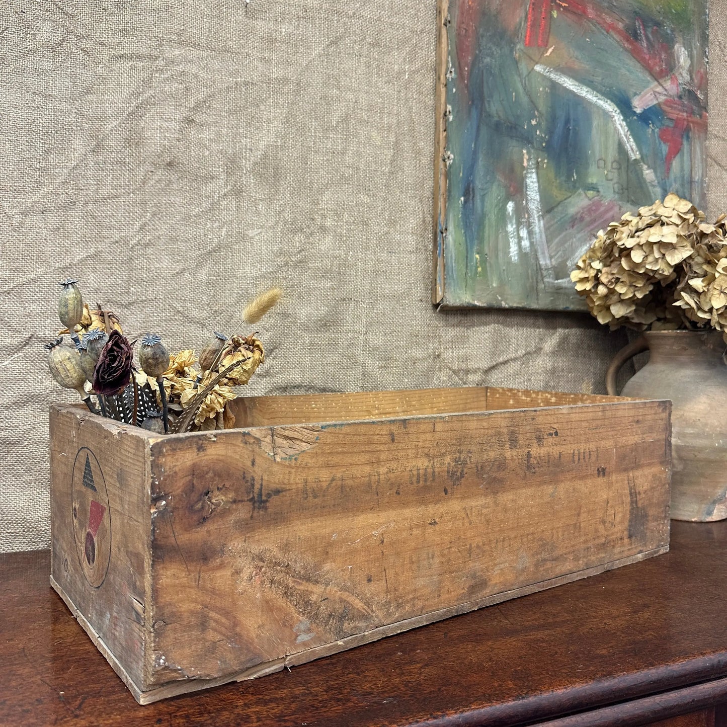 Wooden Crate The Blind Mole