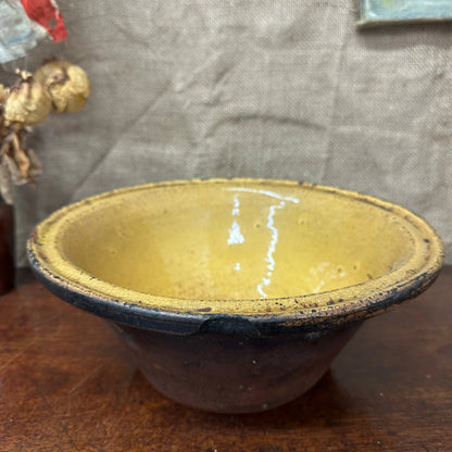 Antique Glazed Diary Pancheon Bowl The Blind Mole