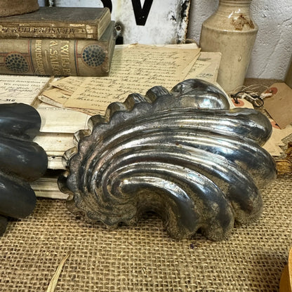 Pair of Shell Baking Tins, Moulds - The Blind Mole