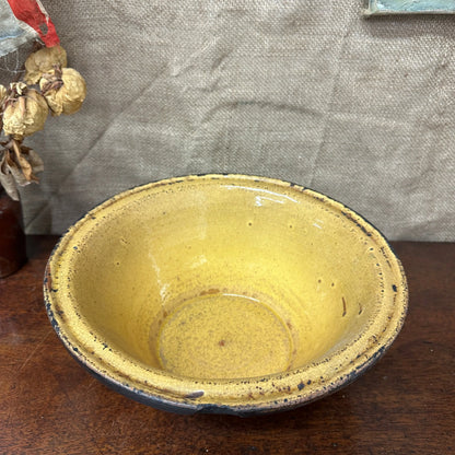 Antique Glazed Diary Pancheon Bowl The Blind Mole