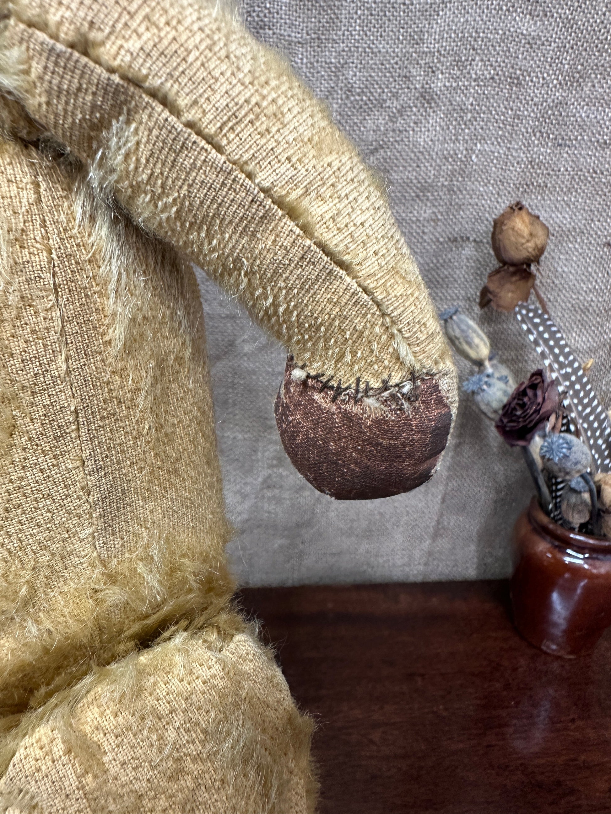 Mohair Antique Teddy Bear The Blind Mole