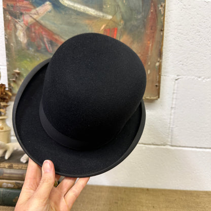 Antique Black Bowler Hat Battersby Co - The Blind Mole
