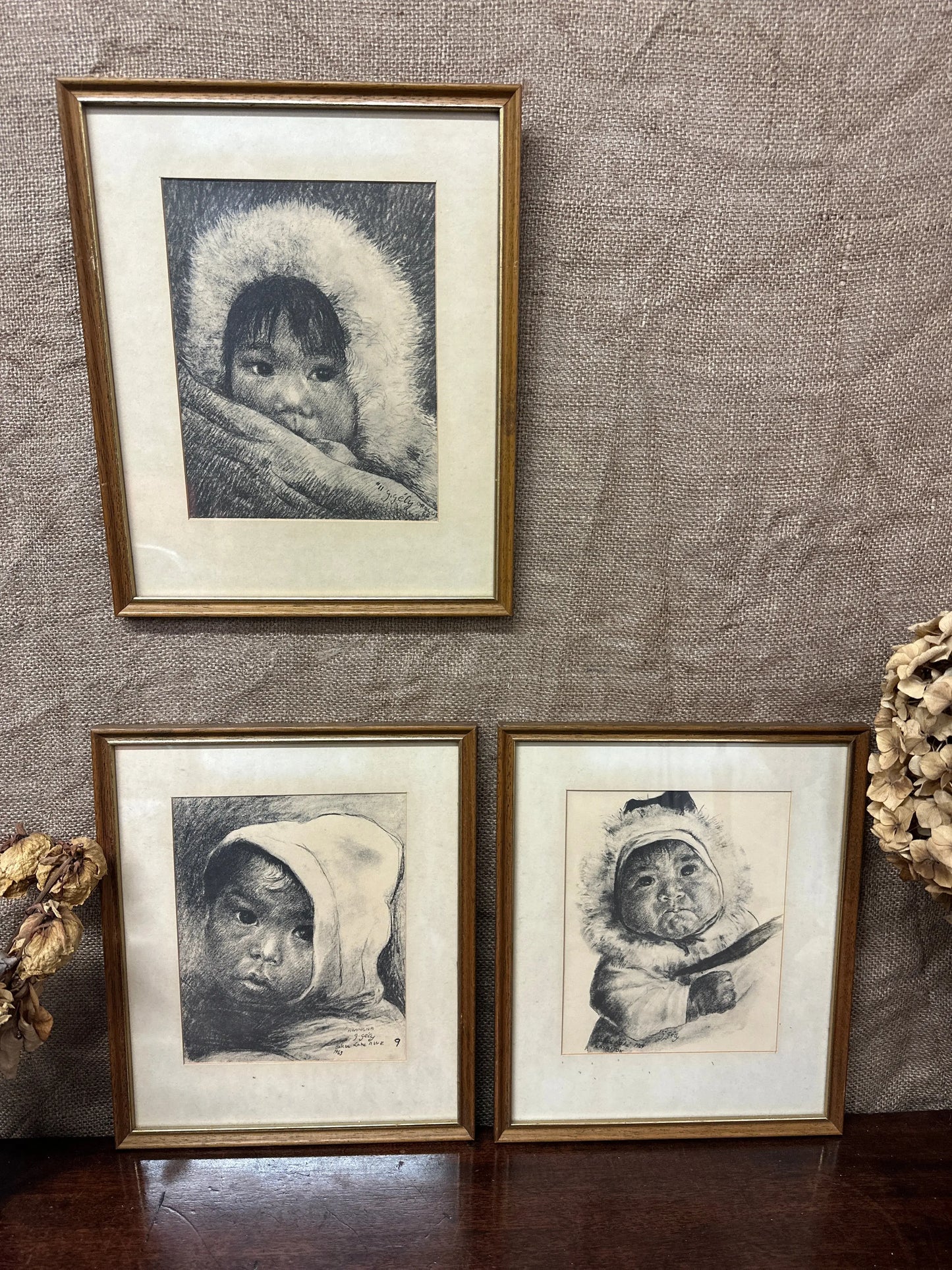 Graphite Art Prints Gabriel Gely Inuit Portraits The Blind Mole